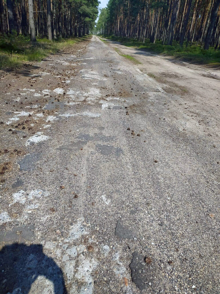 Polnische Panzer-Radstraße