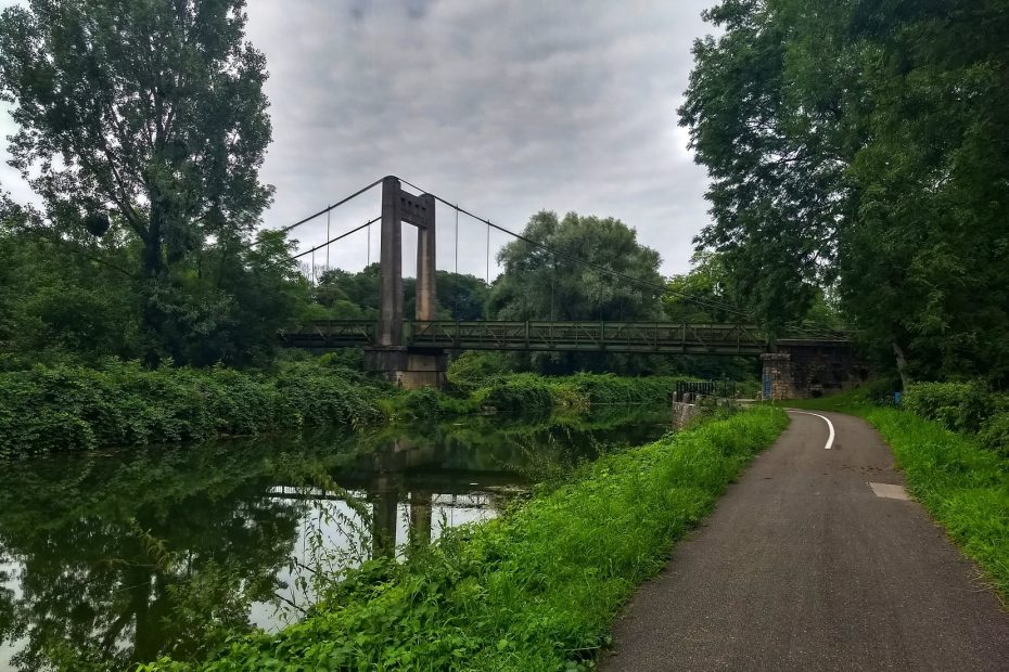 Brücke über den Rhein-Rhône-Kanal