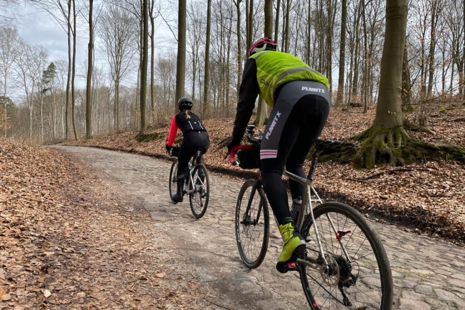 Eines der Kopfsteinpflaster-Passagen