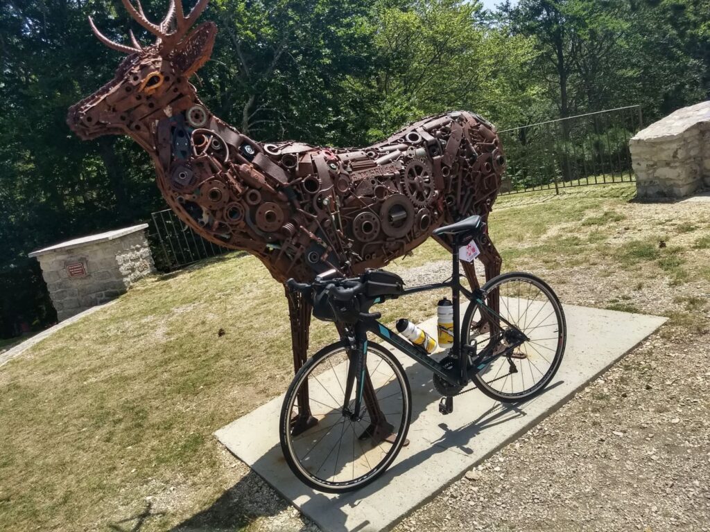 Hirschfigur am Ventoux