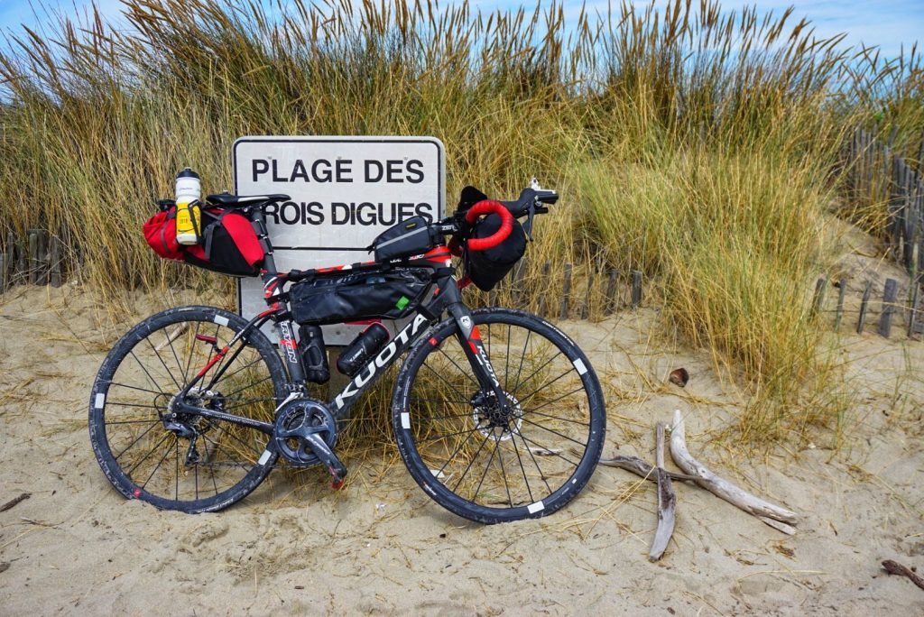 Mein Rad am Strand