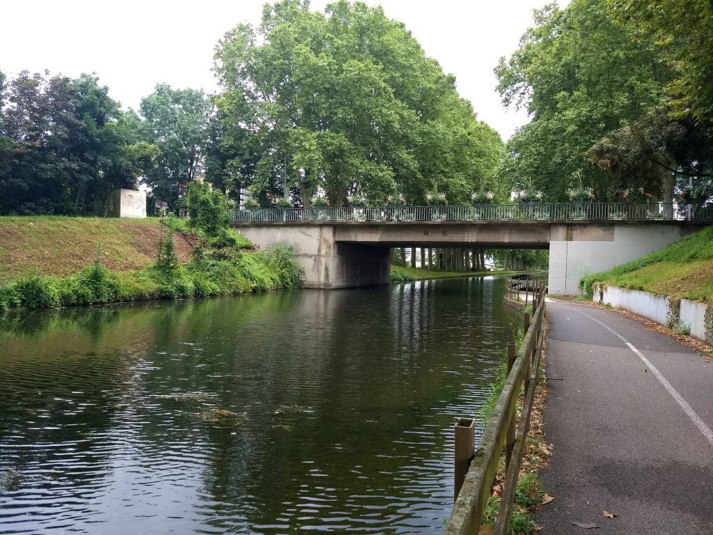 Rhein-Rhône-Kanal bei Straßburg